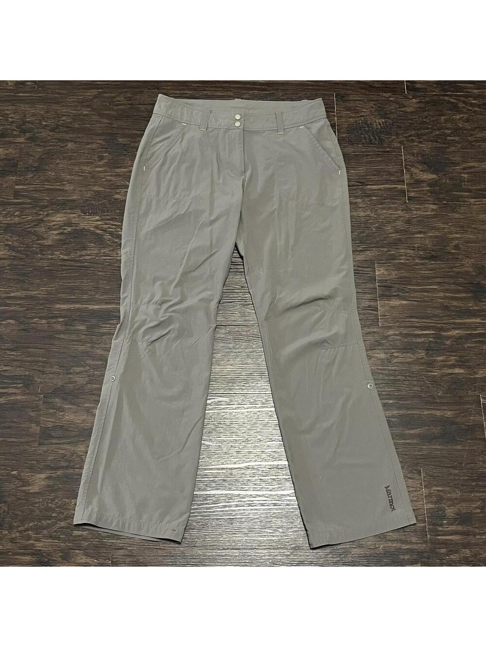 Marmot Womens Tan Outdoor Stretch Hiking Pants Size 8